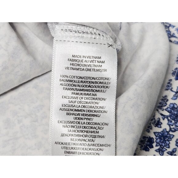 Polo Ralph Lauren Floral Polo Shirt Men's XXL Classic Fit Blue White Golf - Picture 9 of 11